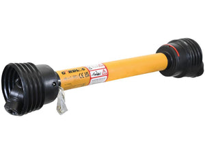 GARDLOC PTO Shaft - (Lz) Length: 880mm, 1 3/8'' x 6 Spline Q.R. to 1 3/8'' x 6 Spline Overunning Clutch (Clockwise) - Sparex Part No. S.128694