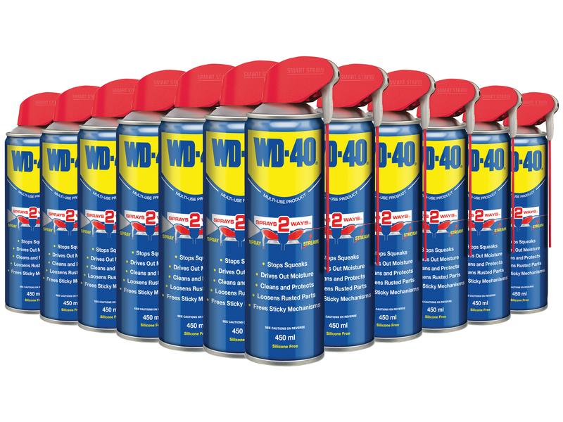 WD40 Smart Straw Multi-Purpose Lubricant Dual Spray 450ml Box 12 | S.128995