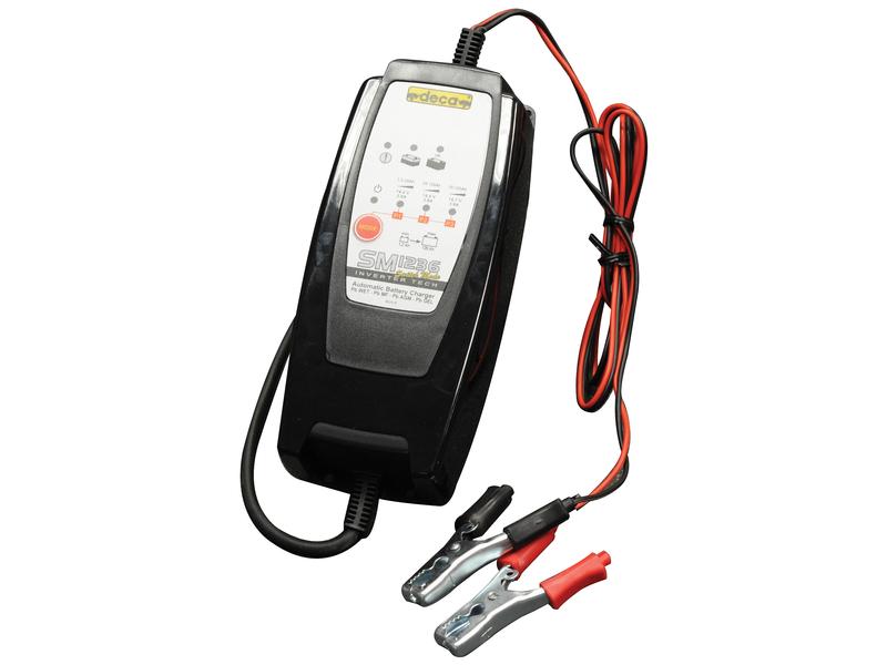 deca Battery Charger - 12VV, 1.2 - 75Ah (UK Plug) | S.129503 - Product Image 1