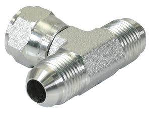 Sparex Hydraulic Tee Piece 3/4'' JIC Male x 3/4'' JIC Male x 3/4'' JIC Swivel Female | S.12995 - Product Image 2