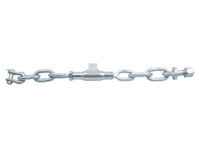 Sparex Stabiliser Chain - D-Shackle Ø14mm - Thread Ø20mm - Min. Length:620mm - M20 x 2.50 Metric | S.13273 - Product Image 1