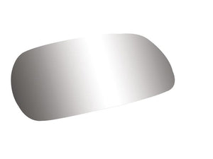 A high-quality rectangular convex mirror glass measuring 254 x 152 mm, showcasing Sparex's craftsmanship, is set against a plain white background.