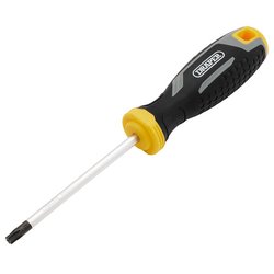 Draper Tx-Star® Tamperproof Soft Grip Screwdriver, T30H X 100Mm | 200/Th