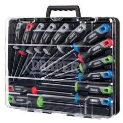 Soft Grip Screwdriver Set With Draper Tx-Star® (14 Piece) | 200/S7