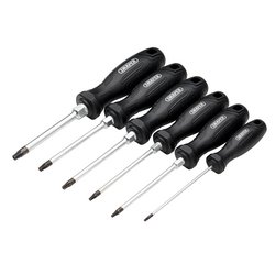 Draper Tx-Star® Tamperproof Hard Grip Screwdriver Set (6 Piece) | 220/S4