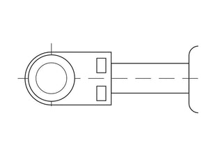 Agristrut Gas Strut, Total length: 215.5mm | S.137017 - Product Image 2