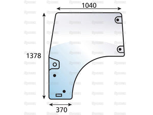 Door Glass LH | Sparex Part Number: S.137096