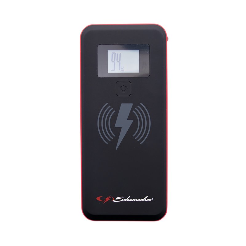 SCHUMACHER® SL473 12V LITHIUM BOOSTER AND POWER BANK WITH WIRELESS CHARGING, 1500PA