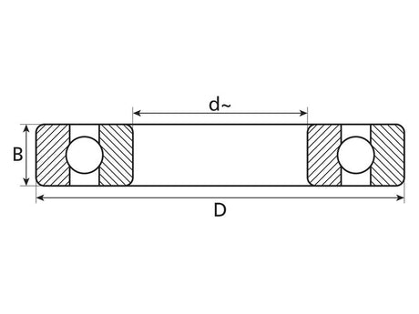 NTN SNR Deep Groove Ball Bearing (6208C3) | S.138138 - Product Image 2