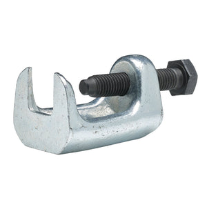 Product: Draper Ball Joint Puller, 19mm - N139
- Brand Name: Draper
- Type: Ball joint puller
- Color Scheme: Silver finish with a black threaded screw
- Key Feature: Forged body for enhanced durability

Revised Sentence:
The Draper Ball Joint Puller, 19mm - N139 by Draper features a silver finish with a black threaded screw and boasts a forged body for enhanced durability.