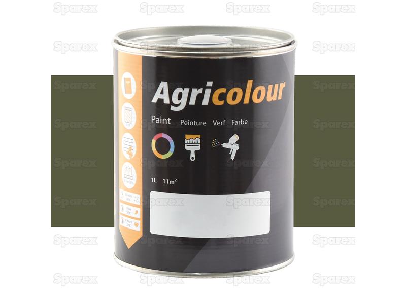 Agricolour - Lincoln Green, Gloss 1 ltr(s) Tin | Sparex Part Number: S.13927