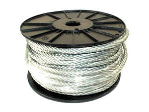 Wire Rope With Steel Core - Stainless Steel, Ø5mm x 25M | Sparex Part Number: S.139643