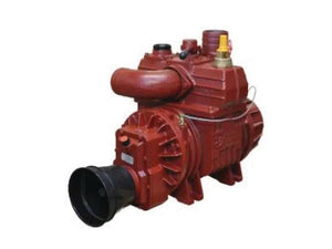 The Red Sparex Vacuum Pump STAR72MA features cylindrical components and various connectors, including automatic lubrication for seamless operation. This PTO-driven model operates at 540 RPM, ensuring efficient and reliable performance. Order using Sparex Part Number: S.143422.