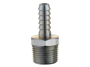 Sparex Hose Tail 1/4'' ID to 3/8'' BSPT Brass Male Thread Fitting | S.14357