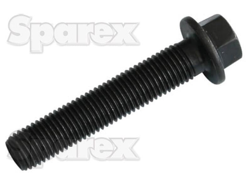 A Sparex Conrod Bolt (Part No. S.144088) with visible threads, ideal for Ford/New Holland tractors, is shown in black with a hex flange bolt design and the "Sparex" label in the background.