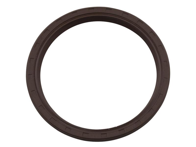 The Crankshaft Seal (Sparex Part Number: S.144260) by Sparex, bearing tariff code 8484900090, is a circular brown rubber gasket featuring a smooth inner surface and a slightly ridged outer edge.