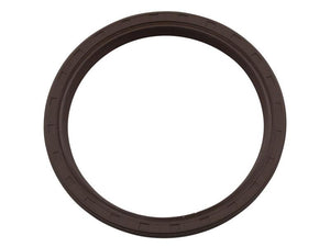 The Crankshaft Seal (Sparex Part Number: S.144260) by Sparex, bearing tariff code 8484900090, is a circular brown rubber gasket featuring a smooth inner surface and a slightly ridged outer edge.