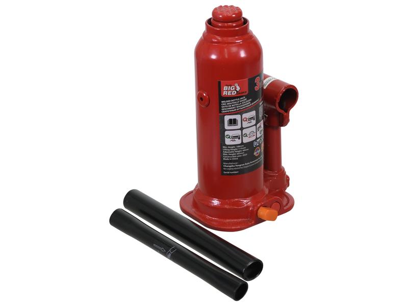Sparex Hydraulic Bottle Jack 3T Heavy-Duty Lifting Tool | S.14467