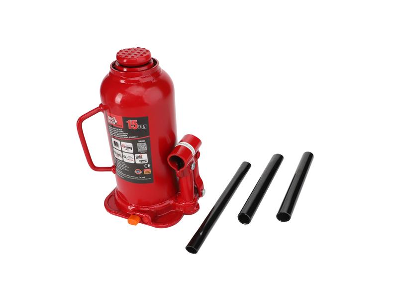 Sparex Hydraulic Bottle Jack 15T Heavy-Duty Lifting Tool for Workshops | S.14472