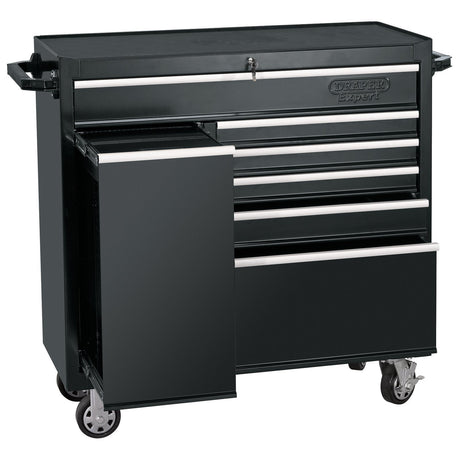 Draper Roller Tool Cabinet, 6 Drawer And Side Locker, 42" - RC6LC/42C - Farming Parts