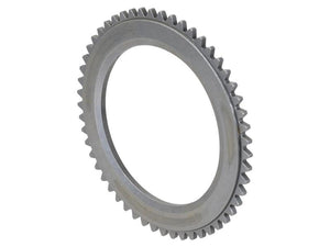 A Sparex Transmission Thrust Plate (Part Number: S.147399) in silver, featuring evenly spaced teeth arranged in a circular pattern with precise Outer Ø and Inner Ø dimensions.