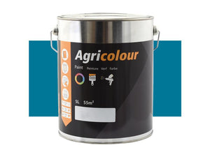 Agricolour - Empire Blue Gloss Paint 5L Tin - Sparex Part No. S.14742