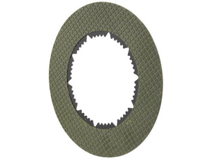 Here’s a rephrased version of the sentence, incorporating the given product data:

A Clutch Plate by Sparex, featuring an oval shape and green texture with a spiky inner edge that resembles intricate spline designs and has a scalloped opening at its center. (Sparex Part Number: S.147486)