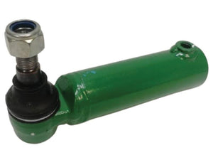 Sparex Track Rod, Length (Sparex Part Number: S.147930), features a green metal joint or rod end assembly with an outer side thread, and is complete with a threaded bolt and nut on one end.