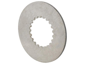 An Intermediate Handbrake Disc by Sparex, with a diameter of 111.15mm and a toothed inner edge resembling splines and a smooth outer edge, akin to a gear or washer (Sparex Part Number: S.148025).