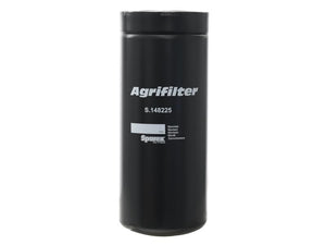 A black cylindrical Hydraulic Filter labeled "S.148225" by Sparex, suitable for use in agricultural machinery, is also known under the part number 73469.