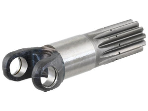 The Sparex Axle Shaft (Sparex Part No. S.148293) is a metal cylindrical mechanical component with two circular openings on one end and parallel grooves along the shaft, often used in Case IH axle shafts.