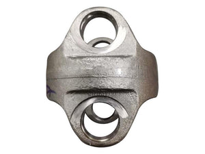 The Yoke Coupling, Sparex Part Number S.148882 by Sparex, is a metallic component measuring 72 mm with a central body and three circular openings. It features a hole with a diameter of Ø 30.15 mm, making it suitable for applications requiring precise dimensions and ensuring the quality associated with the Sparex series.