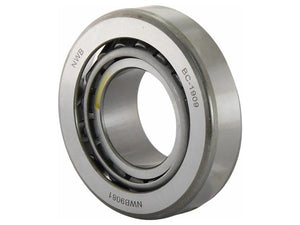 A cylindrical hub bearing with metal construction, featuring inner and outer raceways. The part is labeled "NWB BC-1909" and "NWB 9081," with an Outer Ø of 94.55 mm and an Inner Ø of 44.99 mm. Available under the Sparex brand as Hub Bearing, Sparex Part Number S.148909.