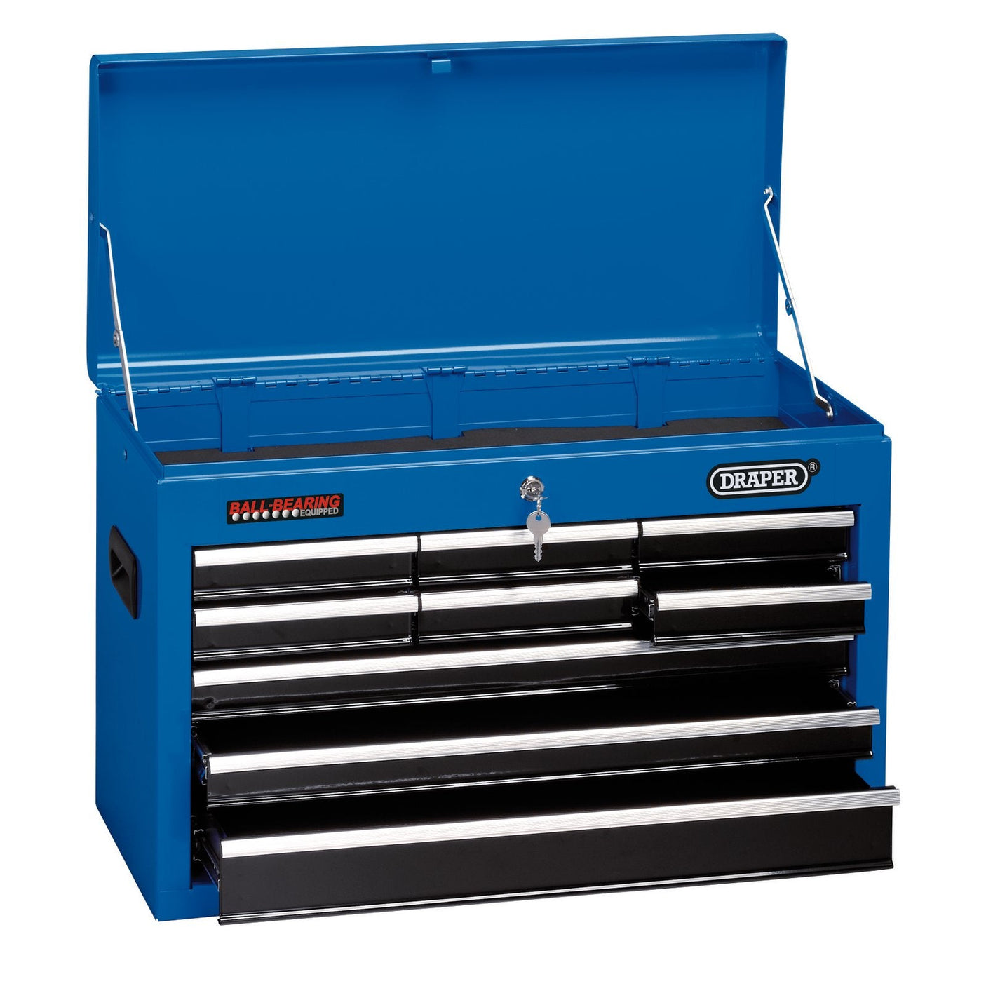 Draper Tool Chest, 9 Drawer, 26", Blue - TC9DA - Farming Parts