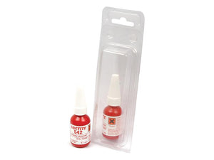 A small 10ml bottle of LOCTITE® 542 Thread Sealant (Sparex Part Number: S.14954) is displayed next to its clear plastic Agripak packaging from the Sparex brand.