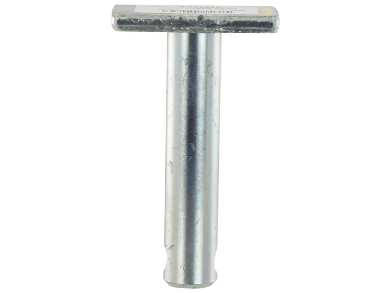 The Lower link pin 22x73mm Cat. 1 (Sparex Part Number: S.149648) by Sparex features a cylindrical metal pin with a flat T-shaped head, notable for its significant head diameter.