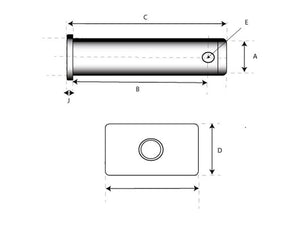 Sparex Lower link pin 32x114mm Cat. | S.150241 - Product Image 4