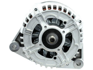 A close-up view of the Sparex Alternator (Part Number: S.150690) - 14V, 170 Amps, showcasing its fan blades and housing.