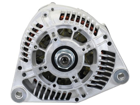 Close-up view of the Alternator (Sparex) - 12V, 120 Amps featuring a metallic structure, visible copper wiring, and a central bolt, perfectly designed for 12V systems. Sparex Part No. S.150787