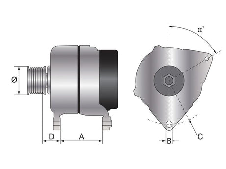 Sparex Alternator (Sparex) - 14V, 90 Amps | S.150794 - Product Image 5
