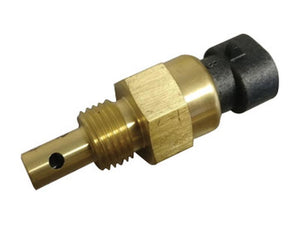 This Air Temperature Sensor, categorized under Sparex tariff code 8512309030, features a brass and black metal construction with a threaded section and multiple holes. It is listed under Sparex part number S.151152.
