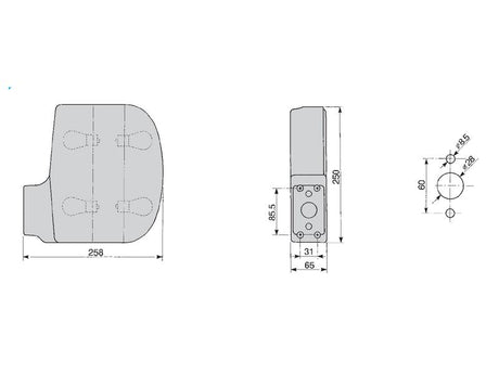 COBO Rear Combination Light, (Halogen), Function: 3, Brake / Tail / Indicator, RH, 12/24V To fit as: 47129205 | S.151535 - Product Image 5