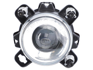 Close-up of a Sparex headlamp assembly, showcasing the H1 halogen bulb and Hella mounting brackets. The part is identified as product name "Head Light, (Halogen), RH & LH, LH Dip, 12V" with Sparex Part Number S.151730.