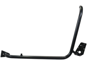 The Sparex Door Bar (Part Number: S.152575) is a black metal go-kart roll cage bar with RH fitting and mounting brackets at both ends, designed for safety and structural support.