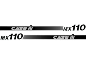 Decal Set - Case IH / International Harvester MX110 - Sparex Part No. S.152831