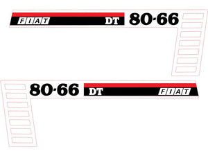 Decal Set - Fiatagri 80-66DT - Sparex Part No. S.152857