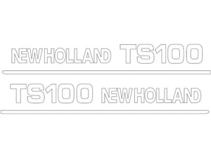 Decal Set - Ford / New Holland TS100 - Sparex Part No. S.152867