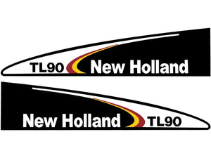 Decal Set - Ford / New Holland TL90 - Sparex Part No. S.152884