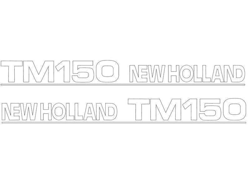 Decal Set - Ford / New Holland TM150 | Sparex Part Number: S.152896