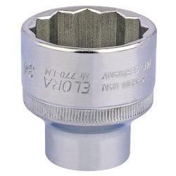 Draper Elora Bi-Hexagon Socket, 1/2" Sq. Dr., 34mm - 770-LM 34 - Farming Parts